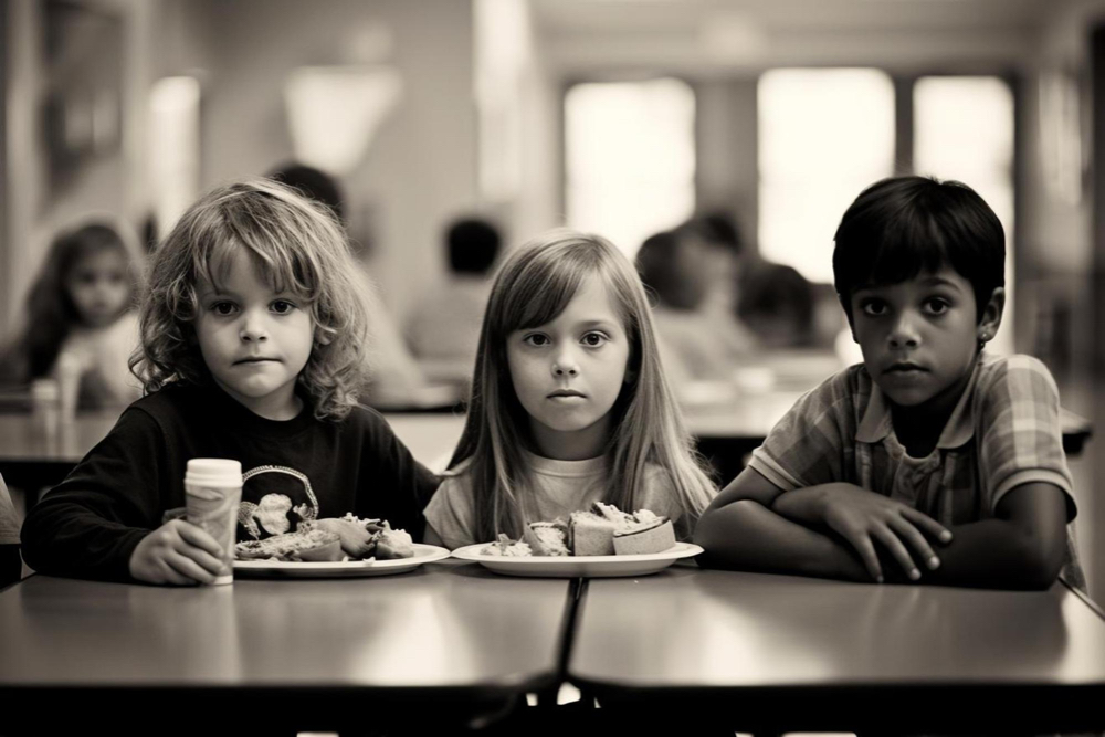 Verdens rikeste nasjon har ikke råd til å gi skolebarn næringsrik mat ?